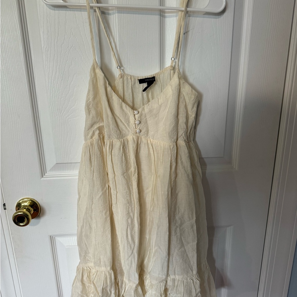 Forever 21 Cream Dress